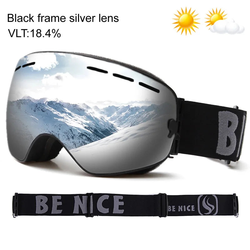 Shadowfrost Anti-Fog Ski Goggles
