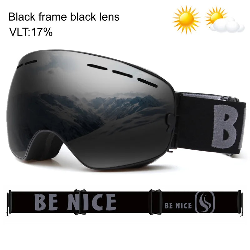 Shadowfrost Anti-Fog Ski Goggles