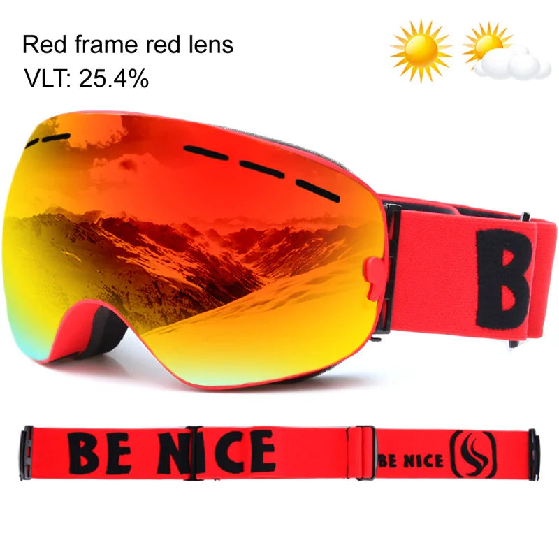 Shadowfrost Anti-Fog Ski Goggles
