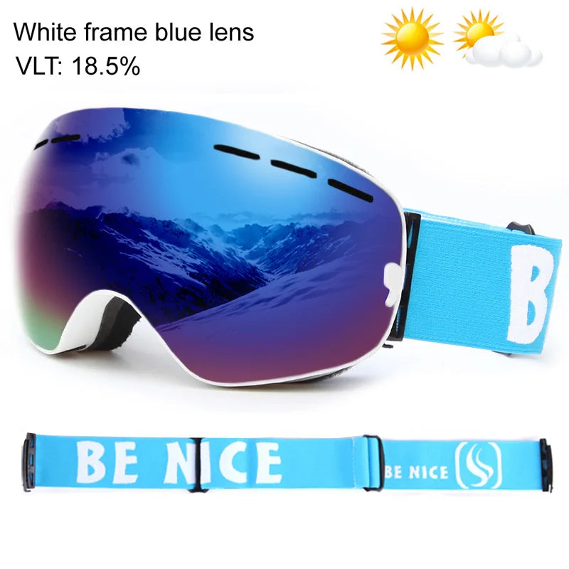 Shadowfrost Anti-Fog Ski Goggles