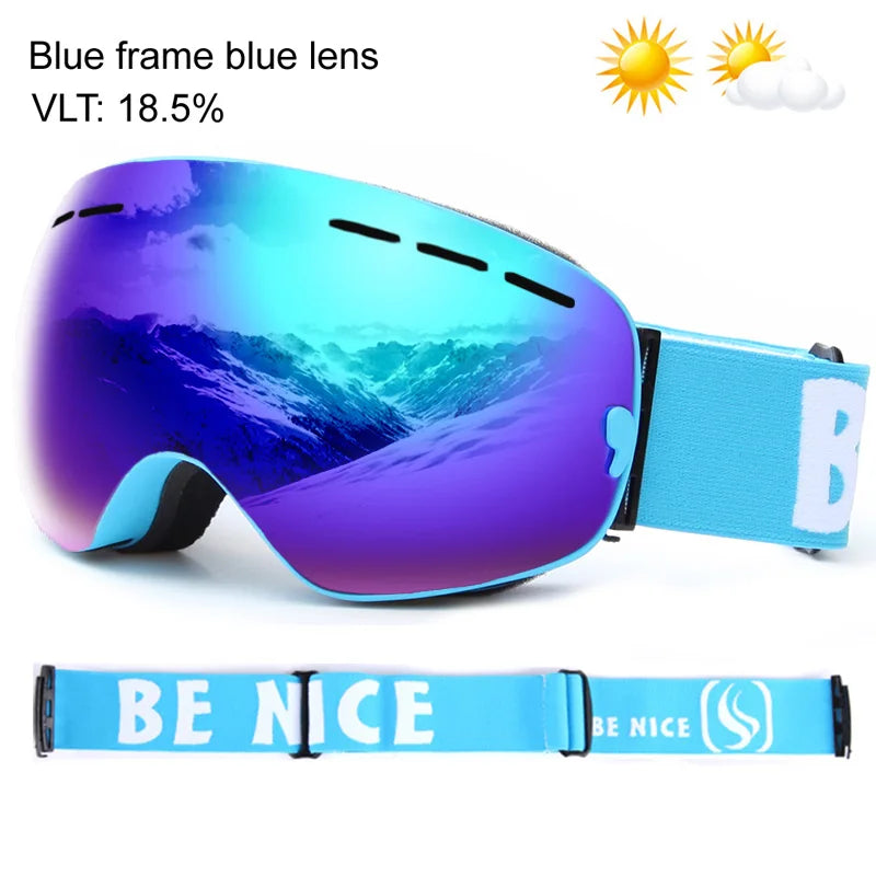 Shadowfrost Anti-Fog Ski Goggles