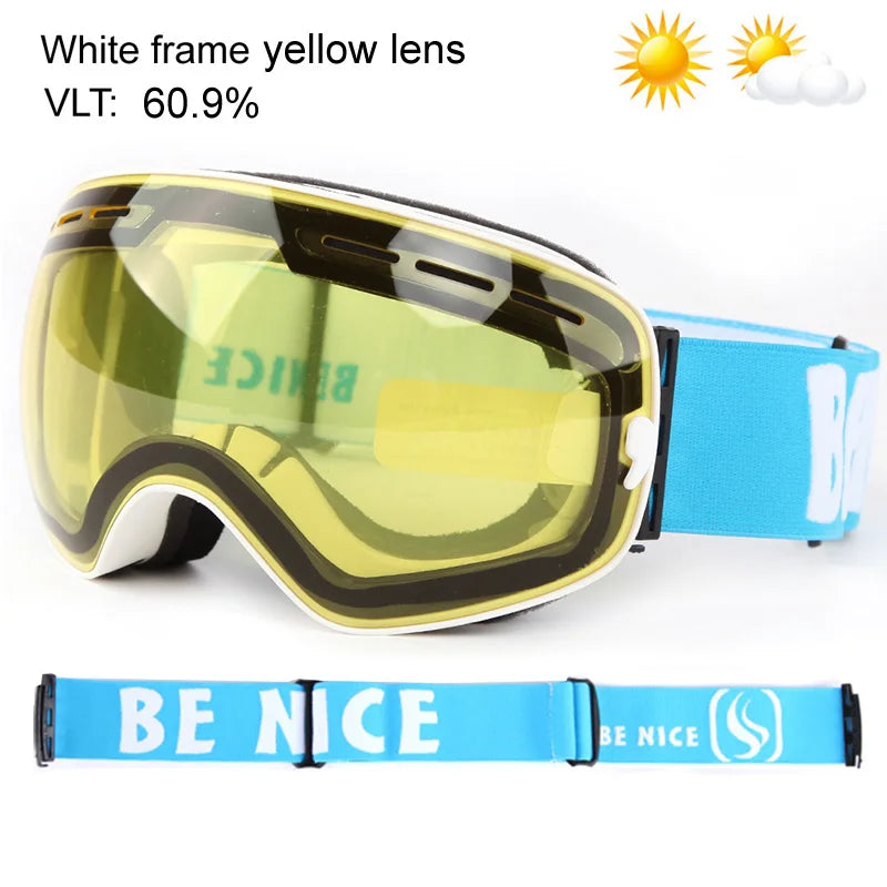 Shadowfrost Anti-Fog Ski Goggles