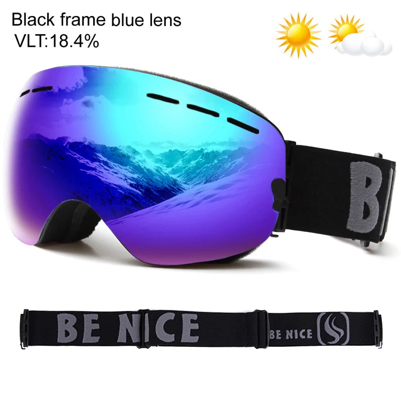 Shadowfrost Anti-Fog Ski Goggles