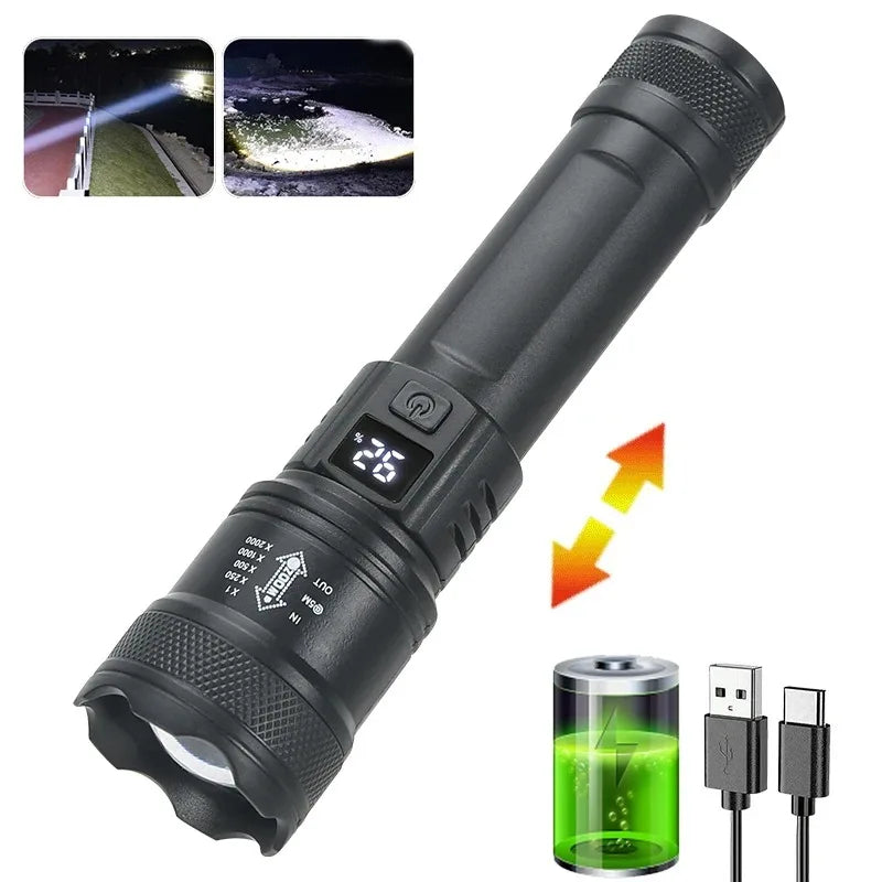 Shadowbeam Zoomable Tactical Flashlight