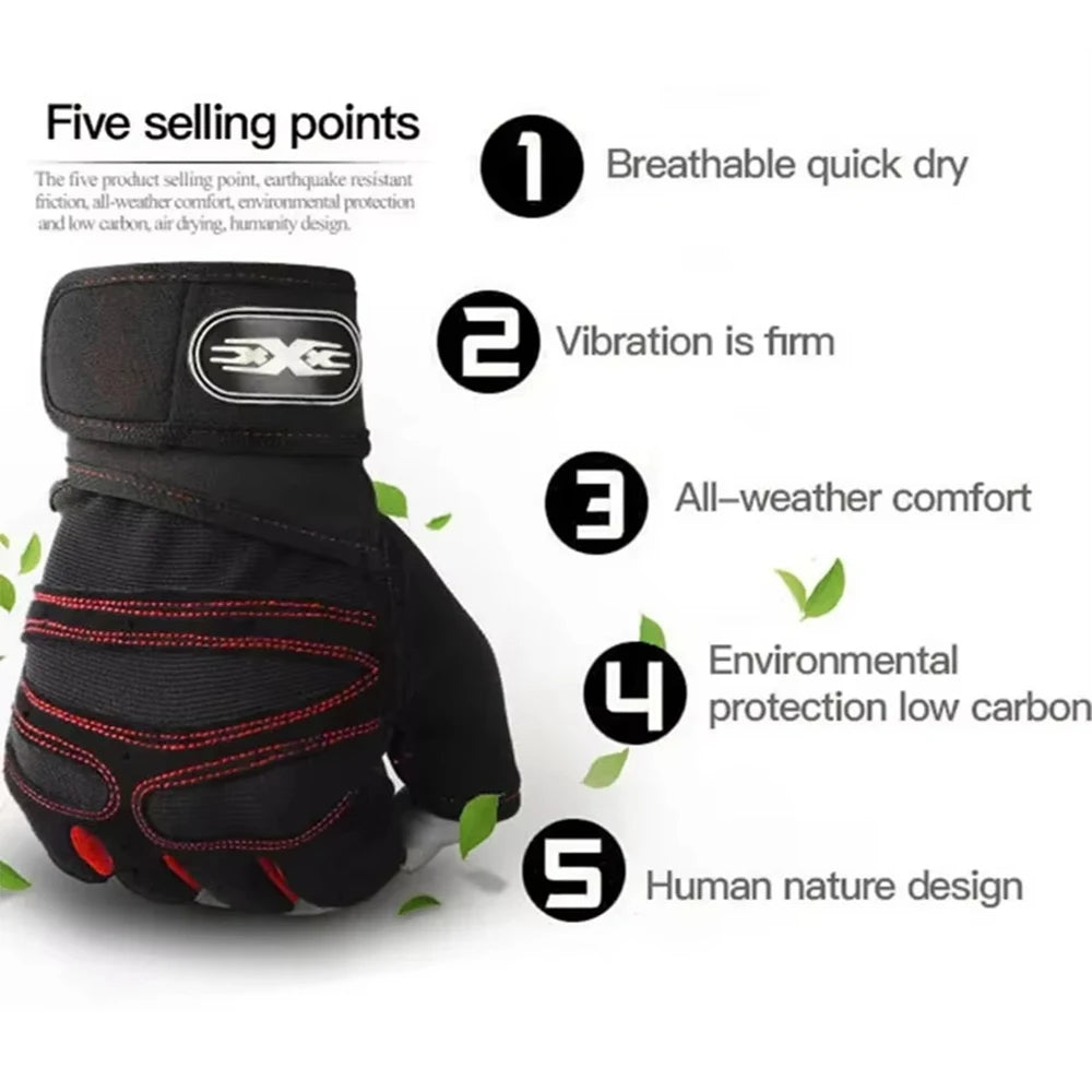 Ronin Wrist-Wrap Lifting Gloves