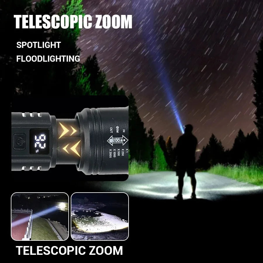 Shadowbeam Zoomable Tactical Flashlight