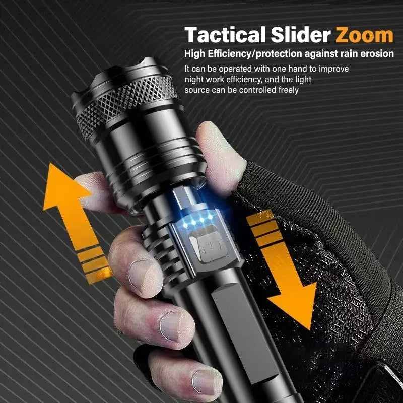 Shadowbeam Zoomable Tactical Flashlight
