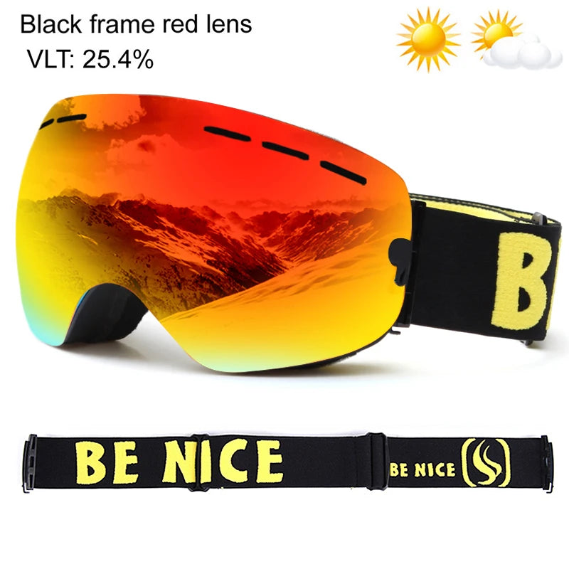 Shadowfrost Anti-Fog Ski Goggles