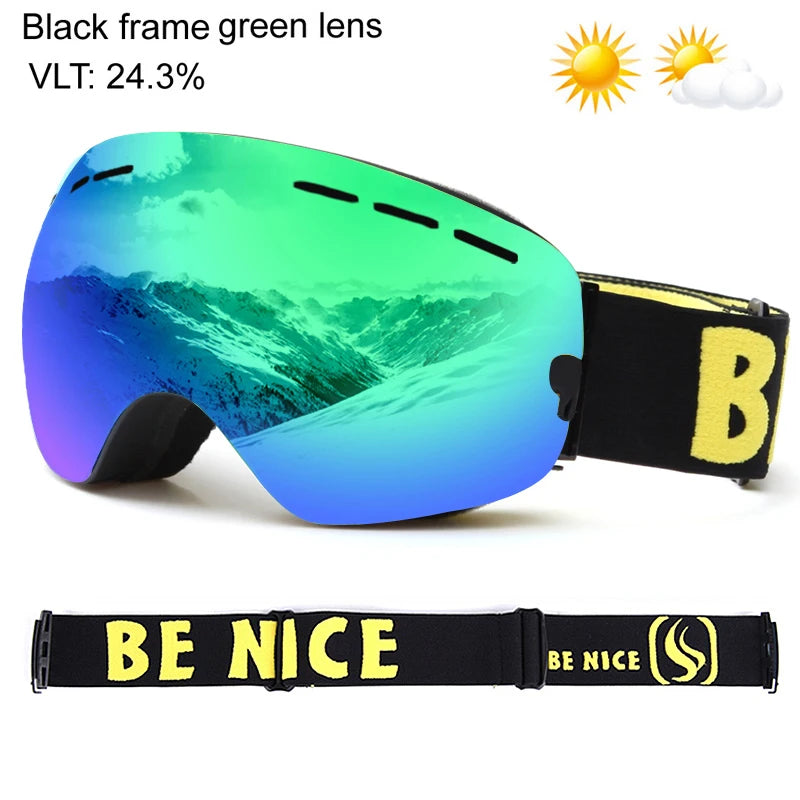 Shadowfrost Anti-Fog Ski Goggles