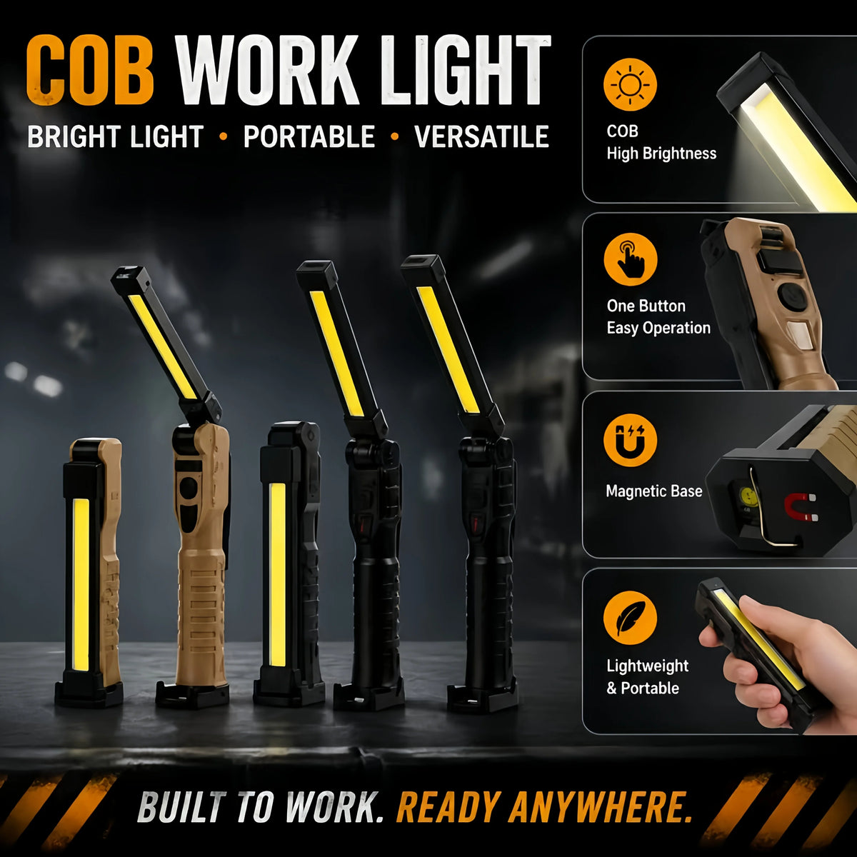 Forge COB Magnetic Work Light