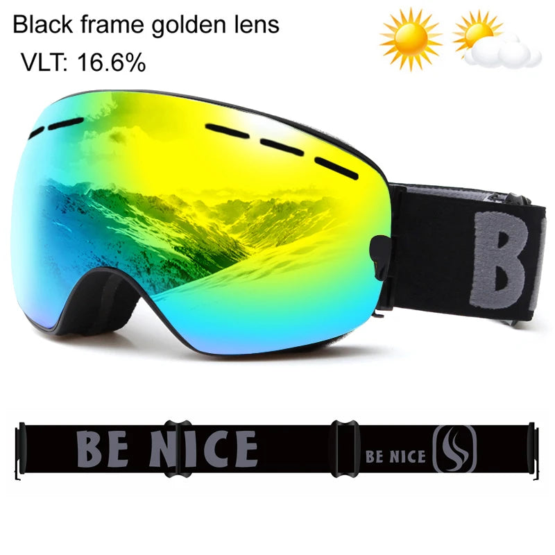 Shadowfrost Anti-Fog Ski Goggles