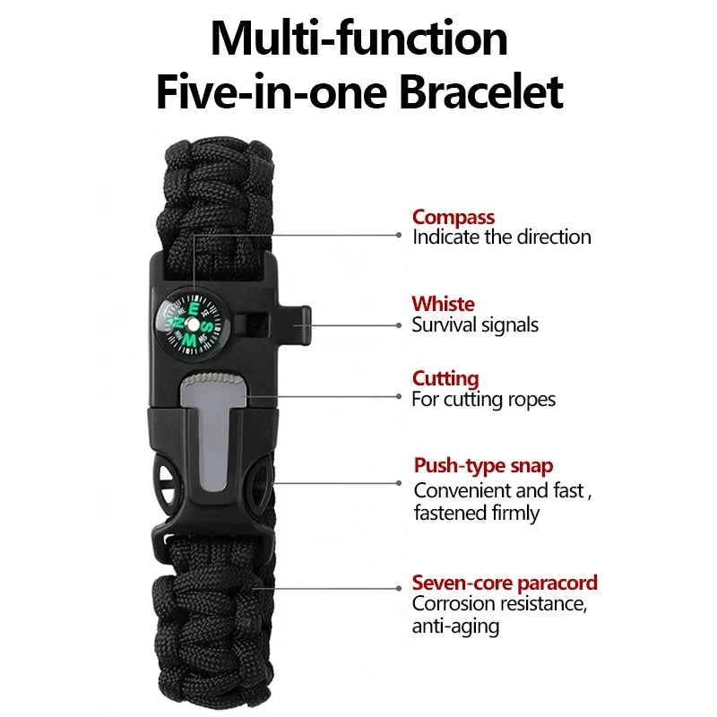 Shinobi Paracord Survival Bracelet