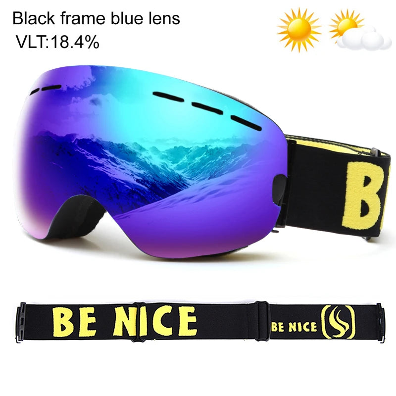 Shadowfrost Anti-Fog Ski Goggles