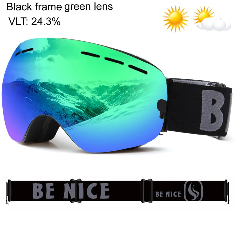 Shadowfrost Anti-Fog Ski Goggles