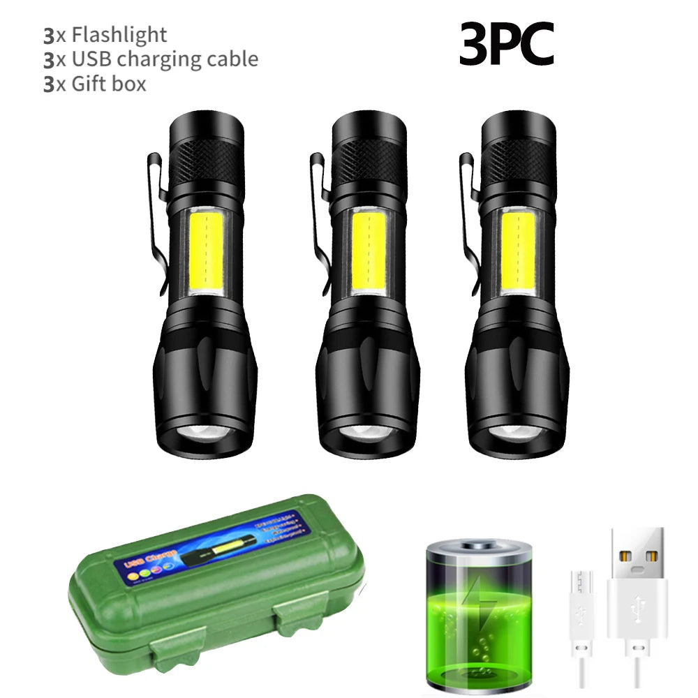 Shadowbeam Zoomable Tactical Flashlight
