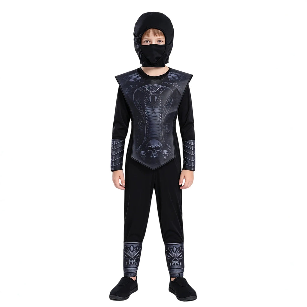 Little Shadow Kids Ninja Costume Set — Jumpsuit, Sash & Mask