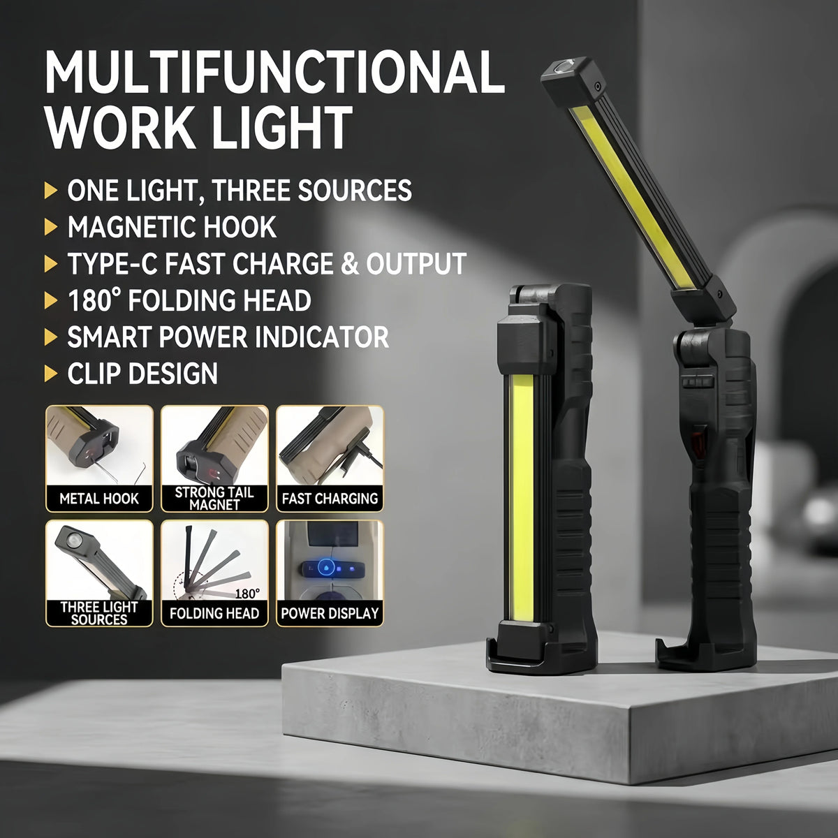 Forge COB Magnetic Work Light